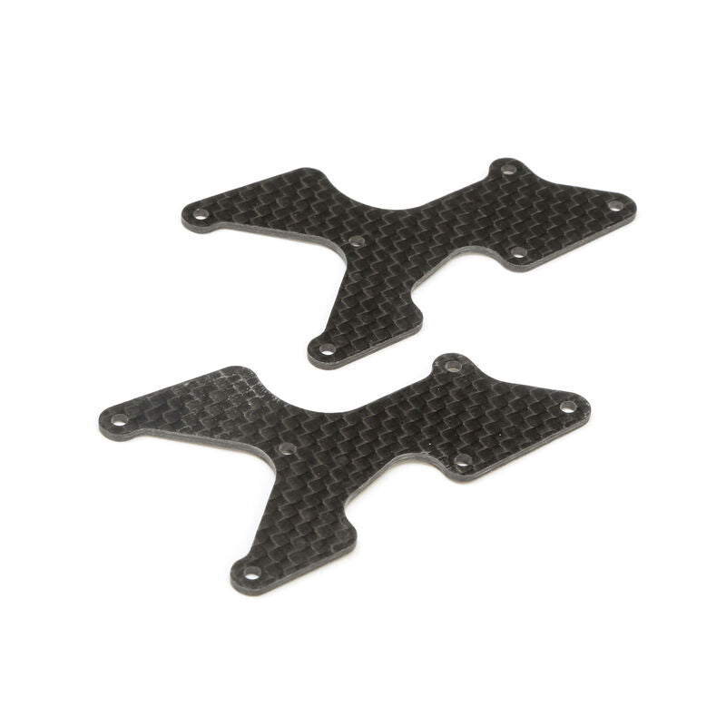 LOSI TLR344038 Rear Arm Inserts Carbon: 8X