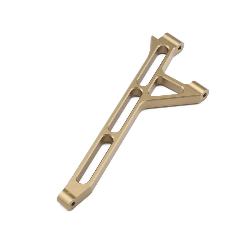 LOSI TLR351003 Front Chassis Brace, Aluminum, Hard Anodized: 5T, 5B