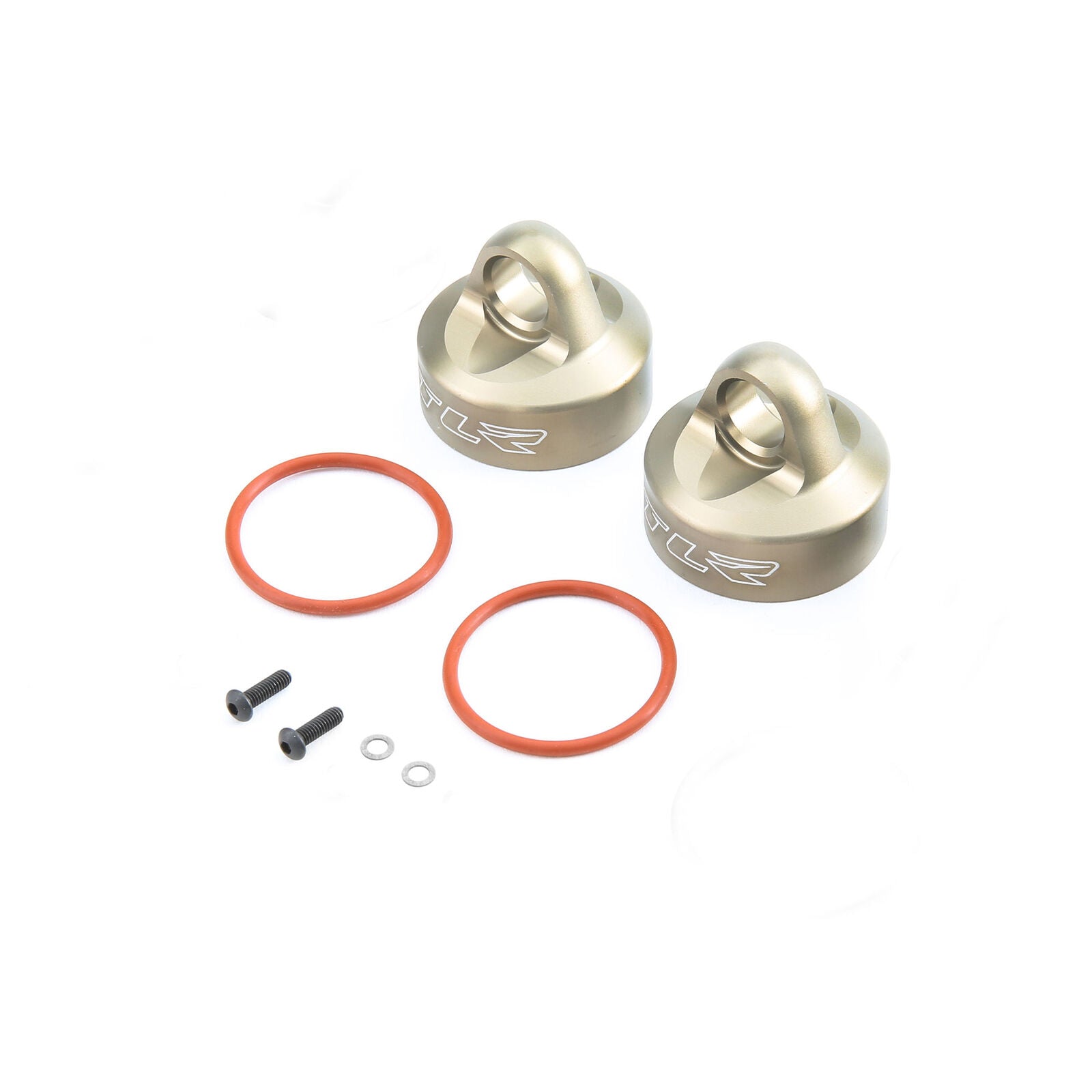 LOSI TLR353003 Bleeder Shock Caps, Al (2): 5T, MINI WRC