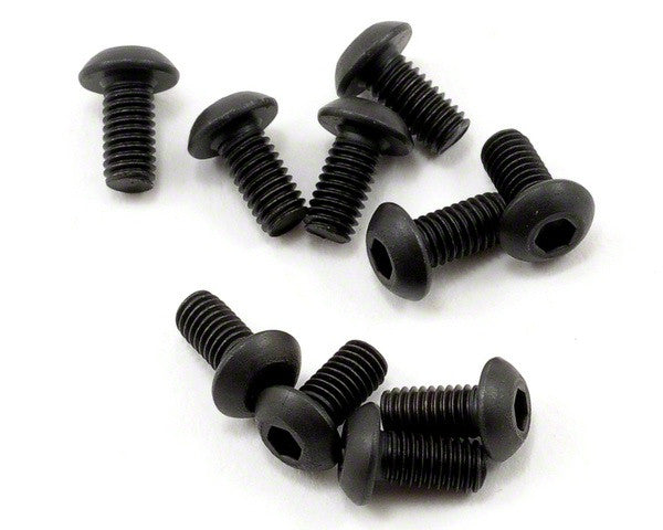 LOSI TLR5901 Button Head Screws, M3 x 6mm (10): 22SCT