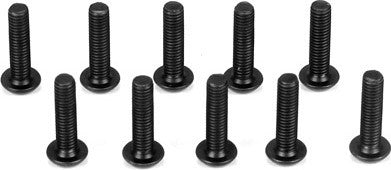 LOSI TLR5904 Button Head Screws M3 x 12mm (10): 22SCT