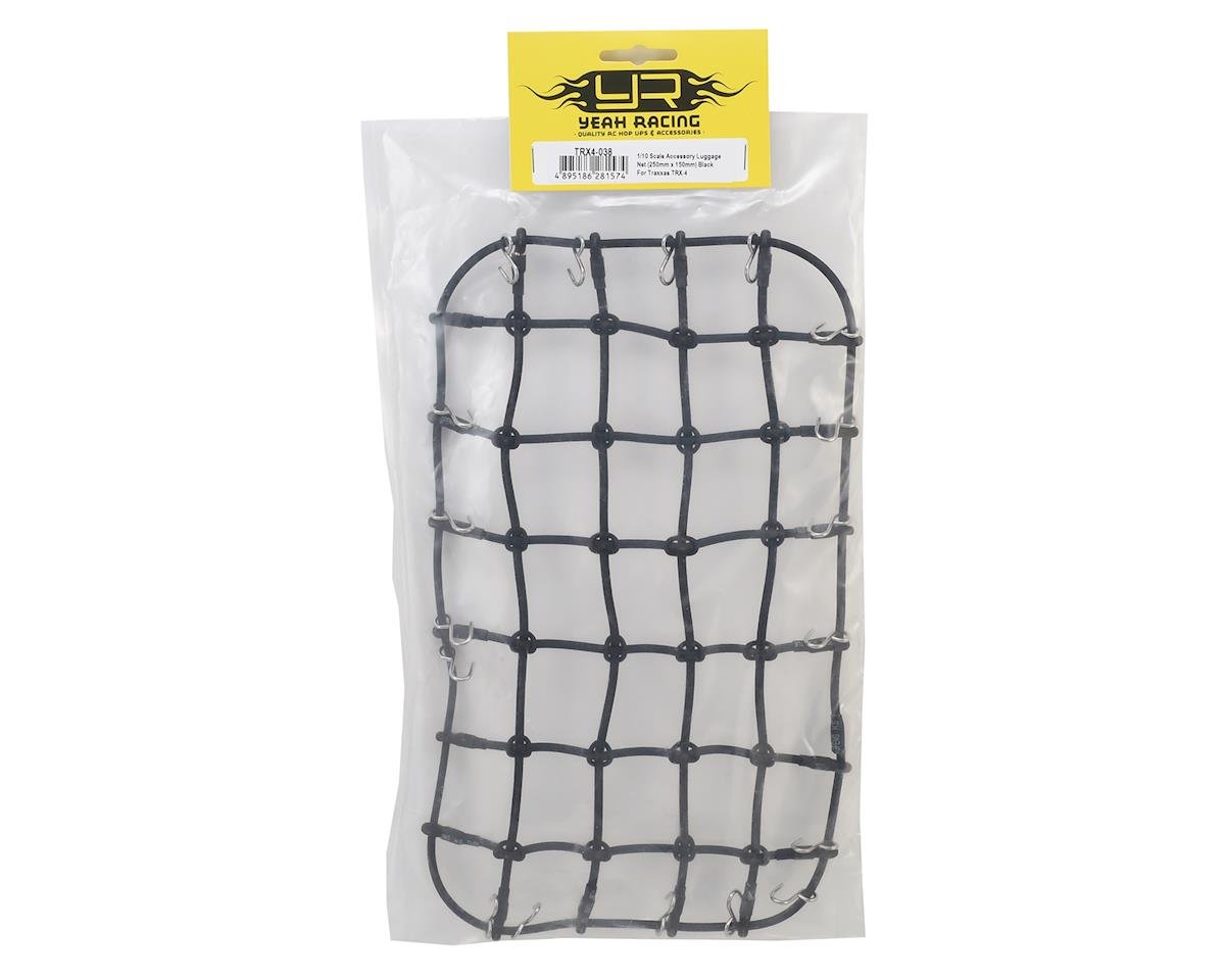 YEAH RACING TRX4-038 Traxxas TRX-4 1/10 Scale Accessory Luggage Net Black 250x150mm