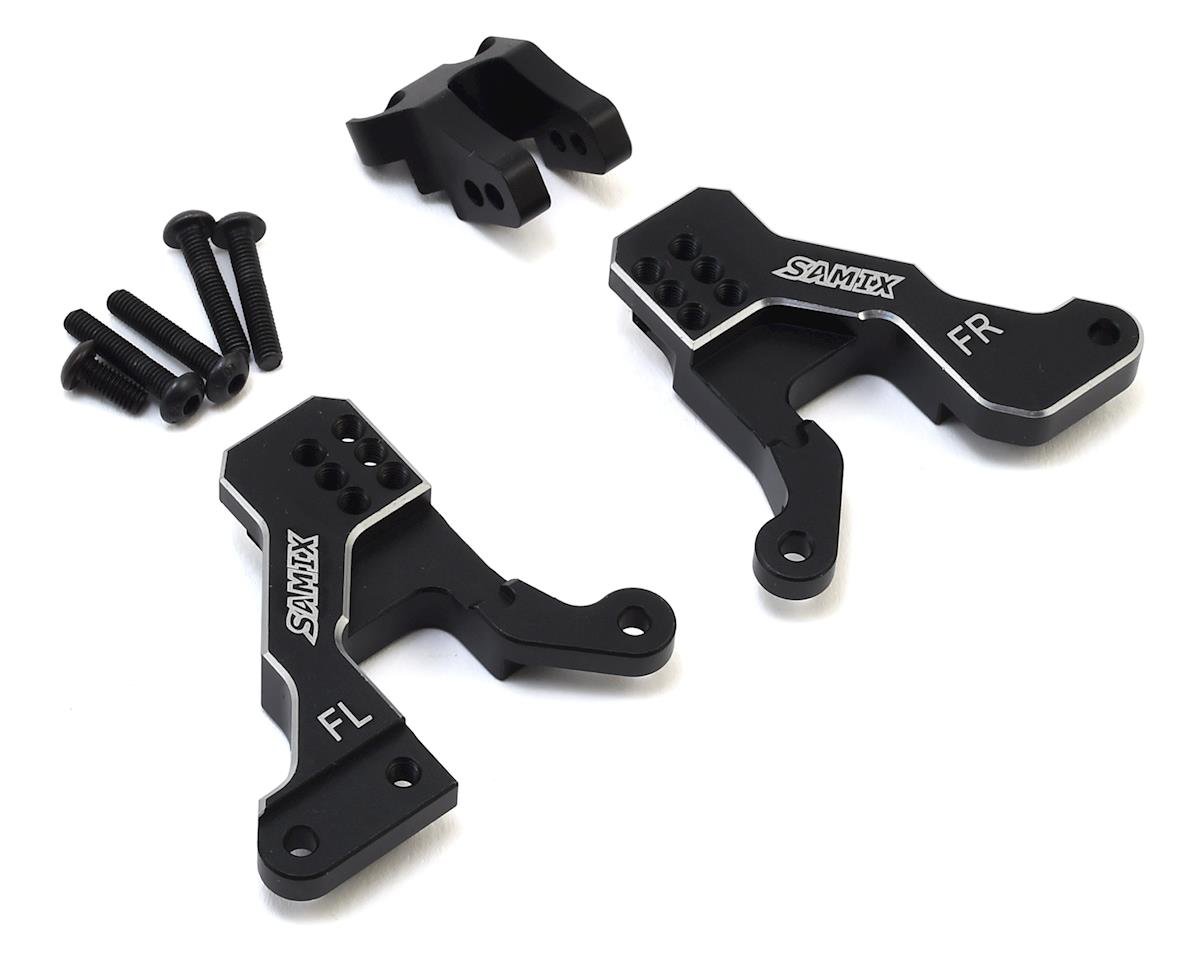 SAMIX TRX4-6023-BK Traxxas TRX-4 Aluminum Front Shock Plate Black