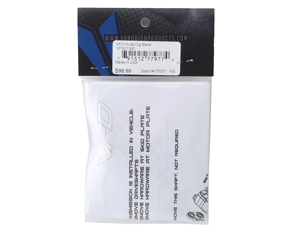 VANQUISH VPS01360 VS410 Pro Aluminum VFD Hurtz Shifter 3-Position Dig Black
