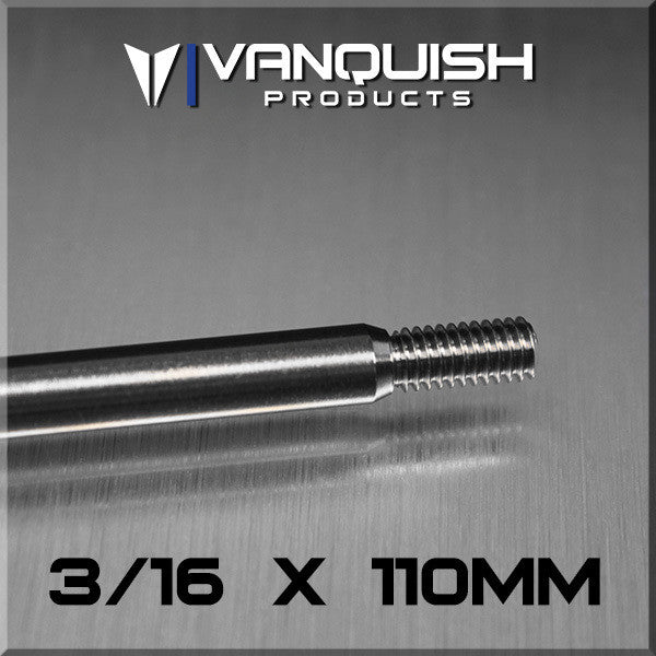 VANQUISH VPS03931 Titanium 4mm x 110mm x 3/16 Link