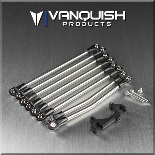 VANQUISH VPS06972 3 Link Panhard/CMS/Link Kit Silver