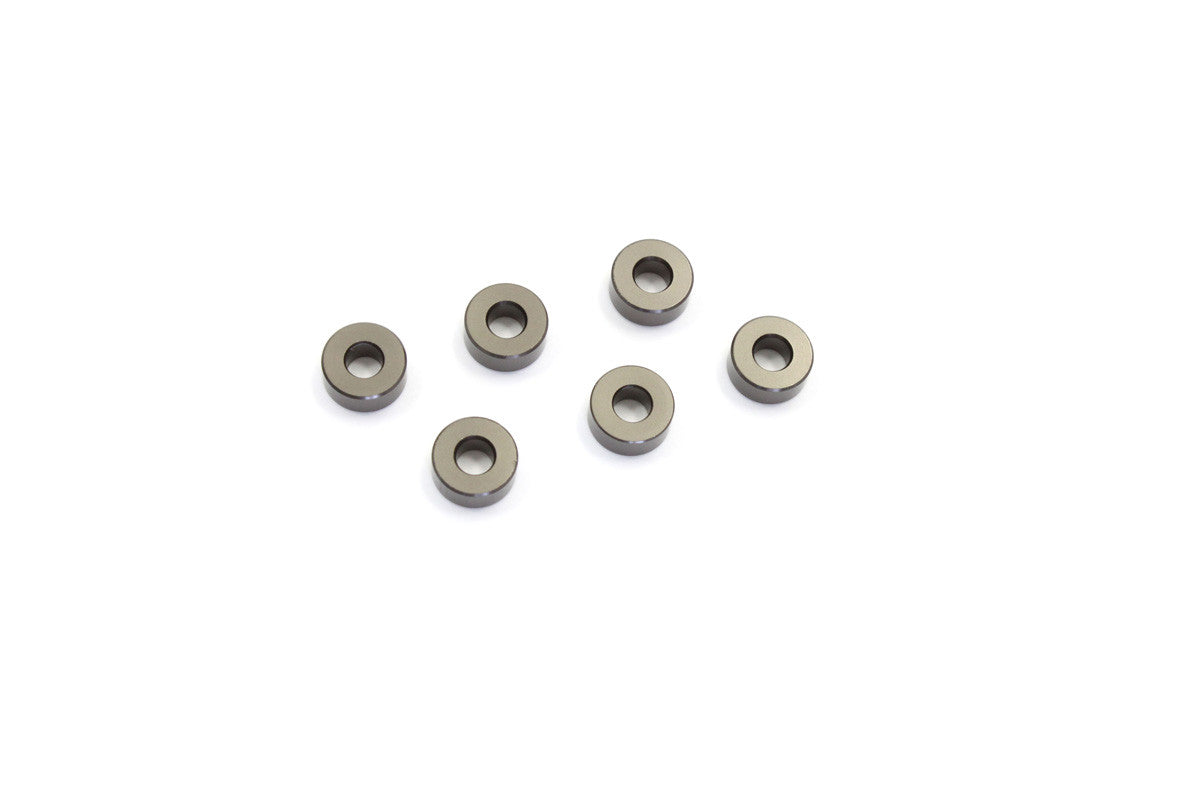 KYOSHO W0143GM Aluminum Collar Spacer 3x7x3mm Gunmetal