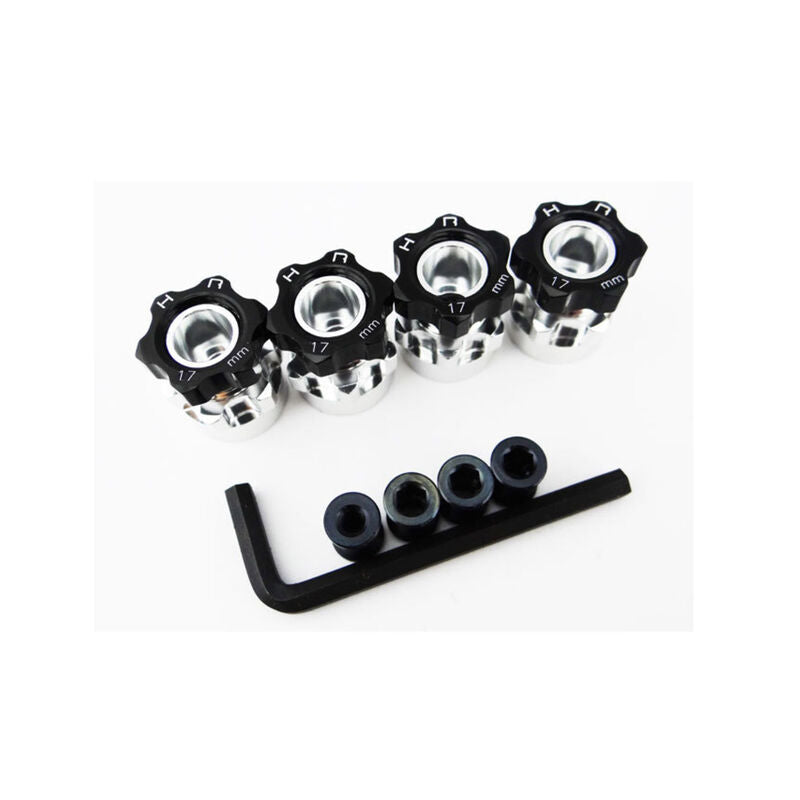 HOT RACING WH17HS01 Hex Hub Adapters 12mm to 17mm with 6mm Offset
