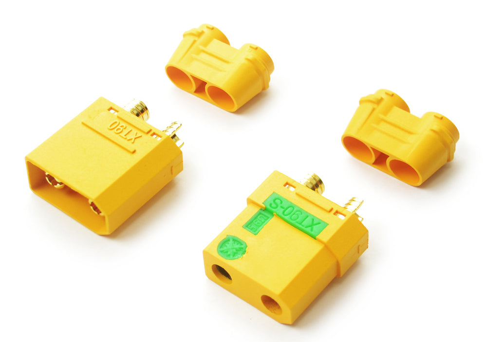 COMMON SENSE RC XT90S-MF-1P XT90 Anti-Spark Connectors - (1) Male and (1) Female