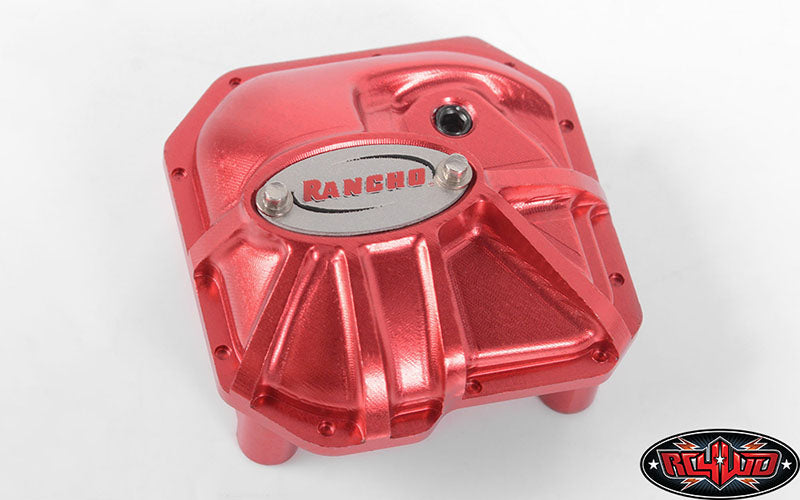 RC4WD Z-S1907 Rancho Diff Cover: Axial AR44 SCX10 II, Red