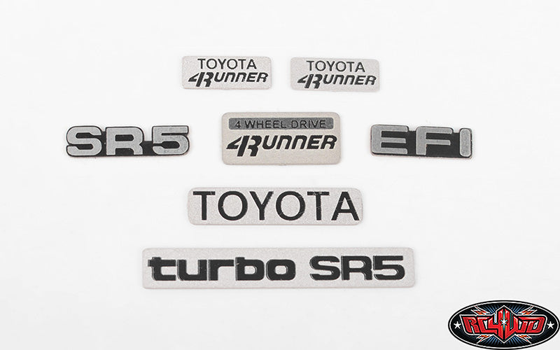 RC4WD Z-S1926 RC4WD 1985 Toyota 4Runner Emblem Set