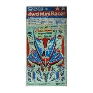 TAMIYA 15136 Fully Cowled Mini 4WD Dress-Up Sticker Set C *DISC*