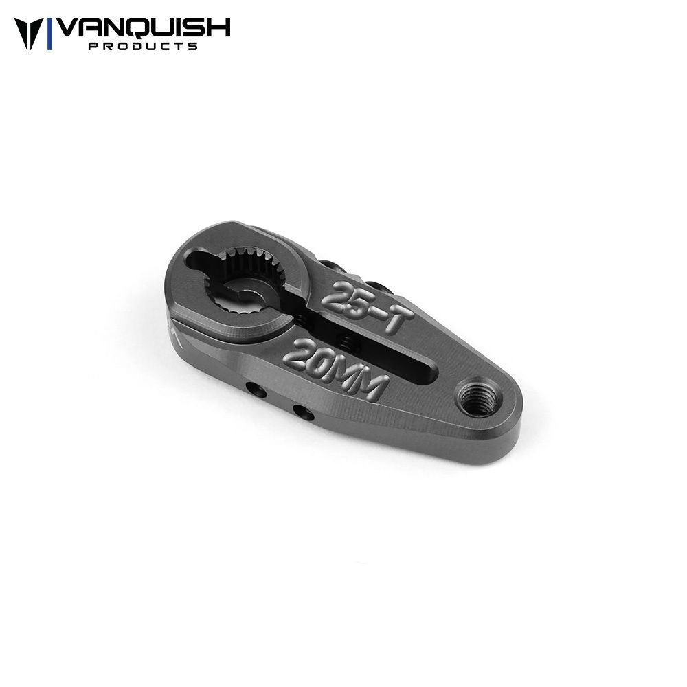 VANQUISH VPS02412 Clamping Servo Horn 25T 20mm Grey