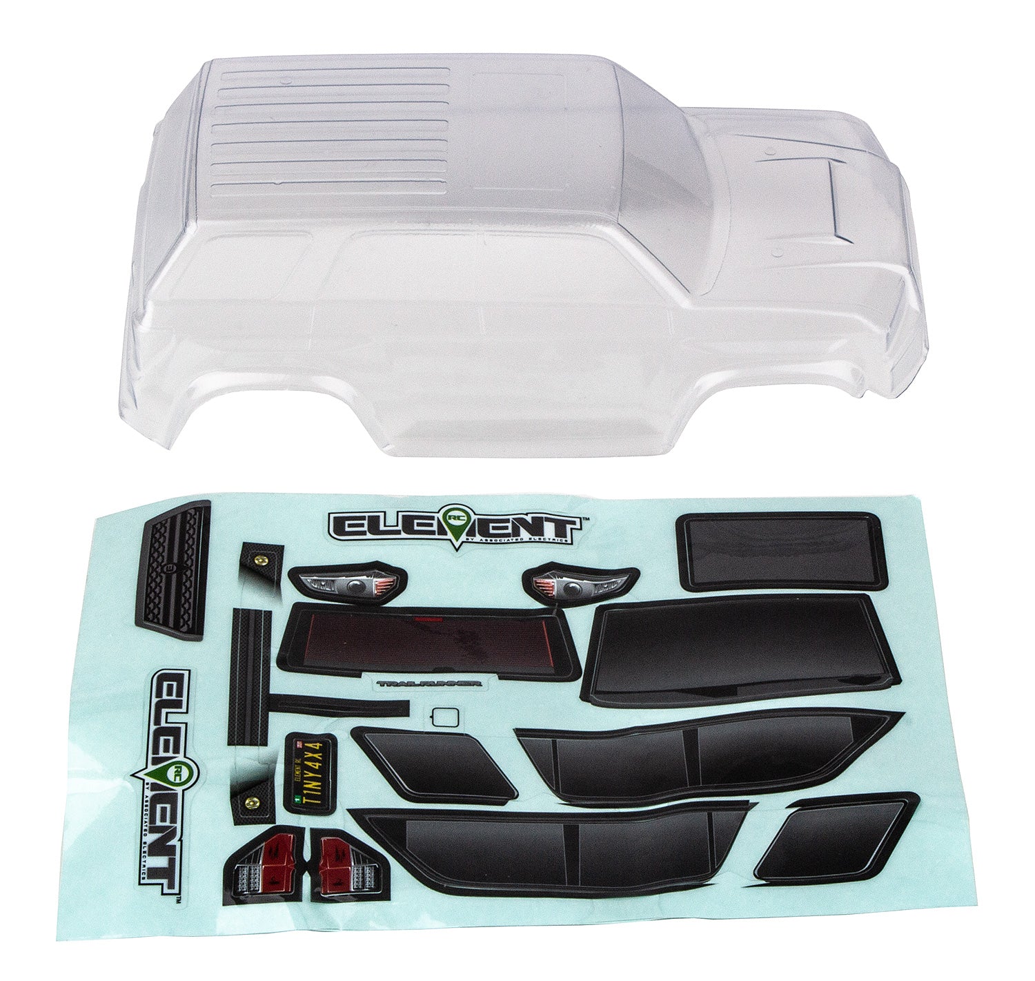 ASSOCIATED 21722 Enduro 24 Trailrunner Body, Clear