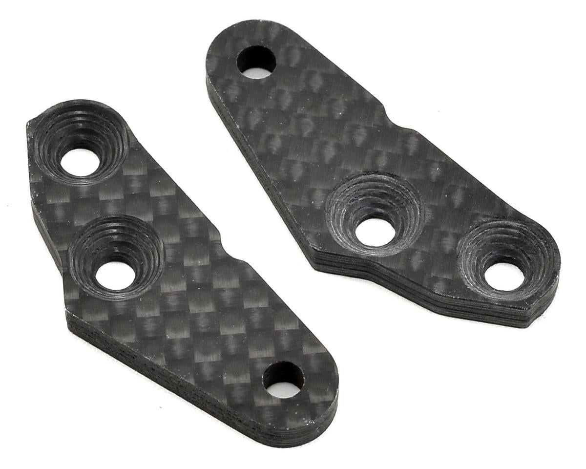 ASSOCIATED 81064 Factory Team RC8B3 +2° Carbon Fiber Steering Block Arm (2)
