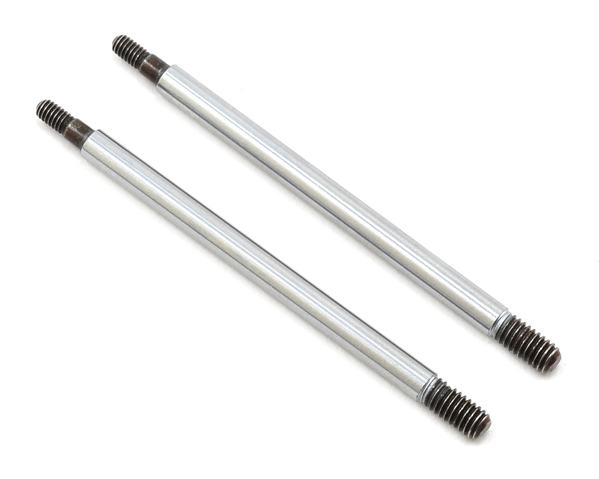 ASSOCIATED 81176 33.5mm RC8T3 Factory Team "Chrome Finish" Front Shock Shaft (2)