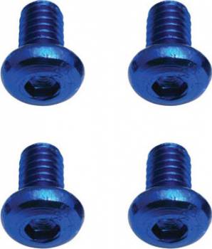 ASSOCIATED 8548 FT Screws, Blue Aluminum M2.5x4 mm BHCS