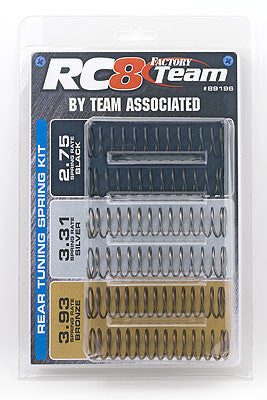 ASSOCIATED 89196 Rear Spring Set: RC8