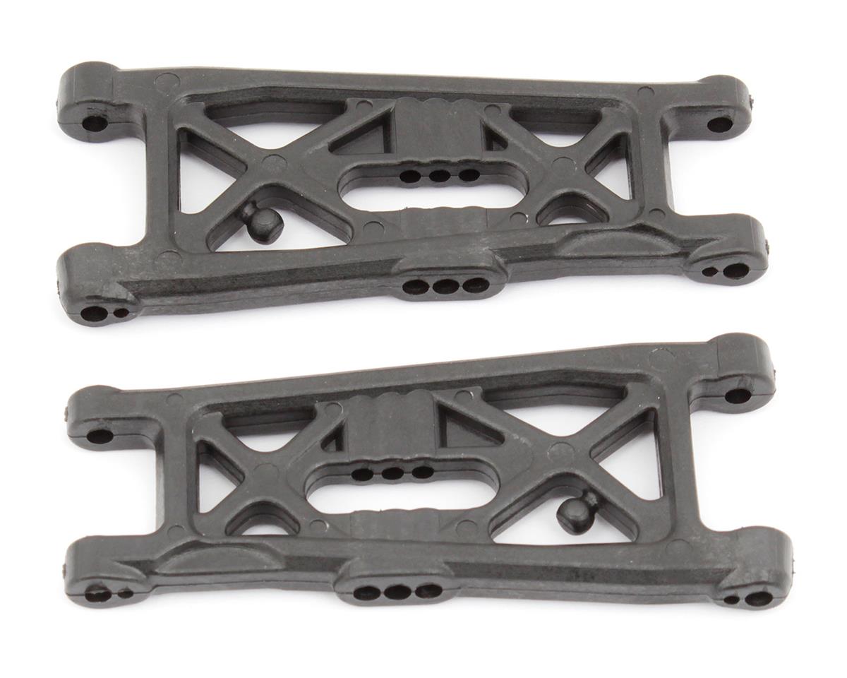 ASSOCIATED 91871 RC10B6 FT Front Suspension Arms, flat/carbon fiber