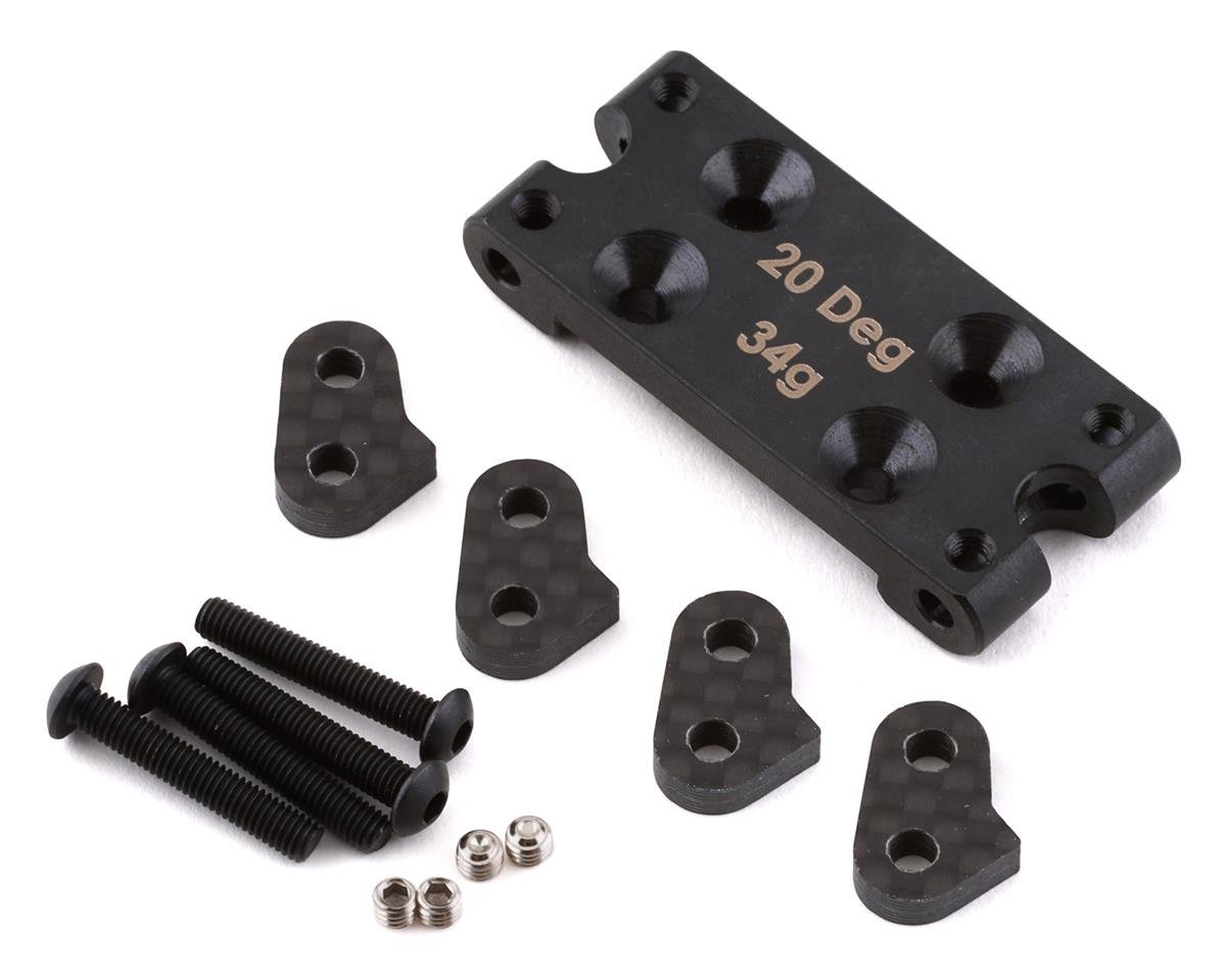 ASSOCIATED 91899 RC10B6 Factory Team Steel Bulkhead (20 Degree)