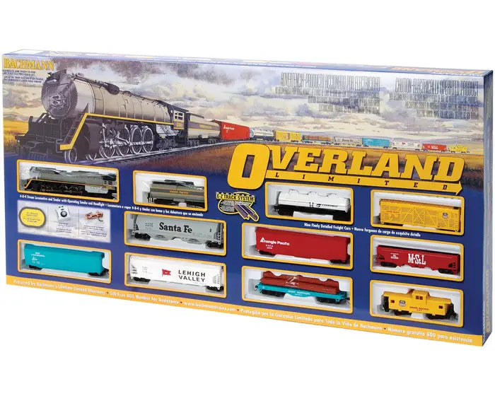 BACHMANN 00614 HO Overland Limited Train Set, UP