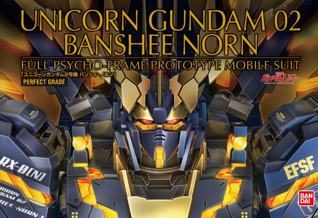 BANDAI 200641 RX-0(N) Unicorn Gundam 02 Banshee Norn PG 1/60 Model Kit