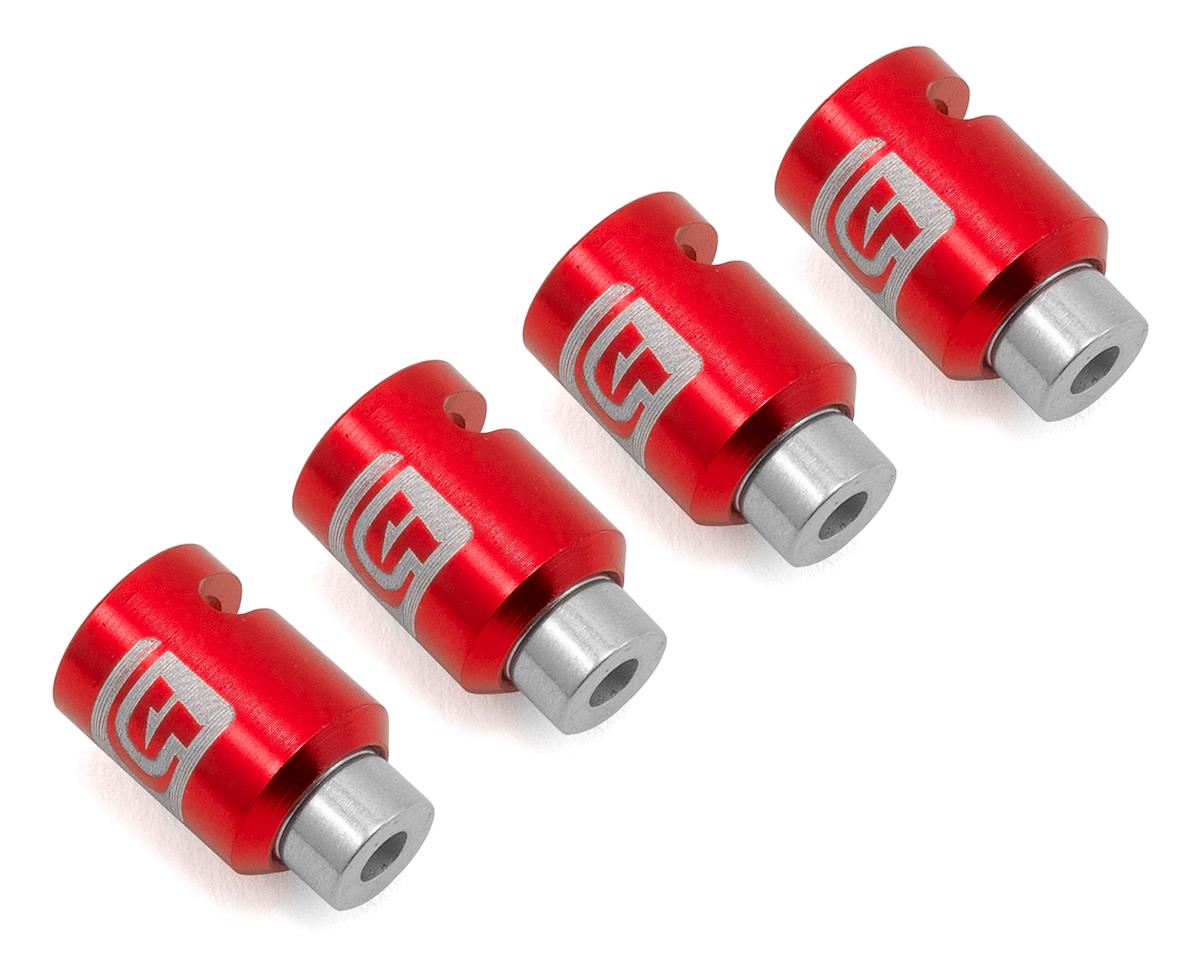 BITTYDESIGN BDBPMK10-R Magnetic Body Post Marker Kit Red For 1/10 RC Car Kit