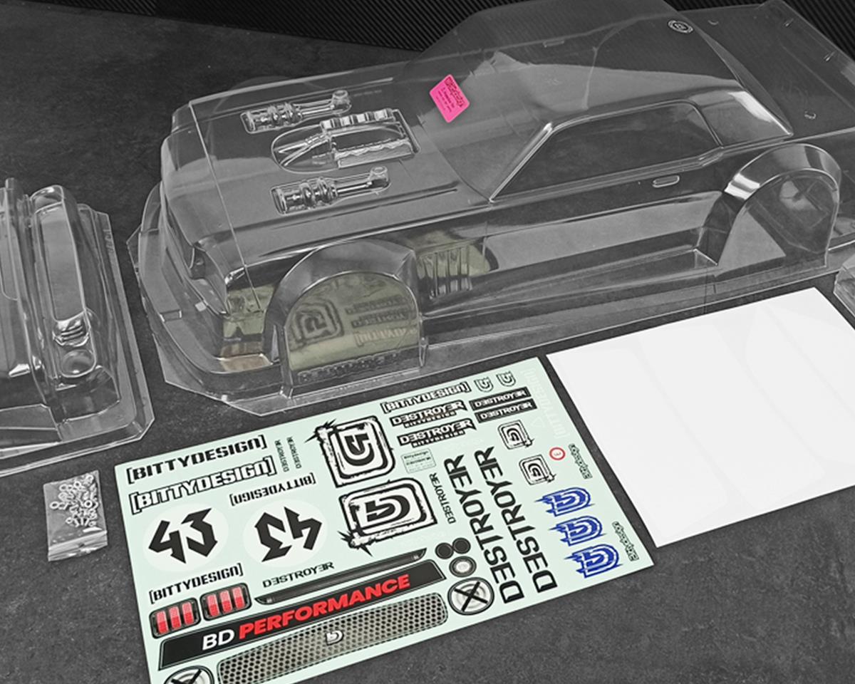 BITTYDESIGN BDMC7-DSTY Destroyer 1/7 Supercar Body (Clear) (Arrma Infraction Limitless)
