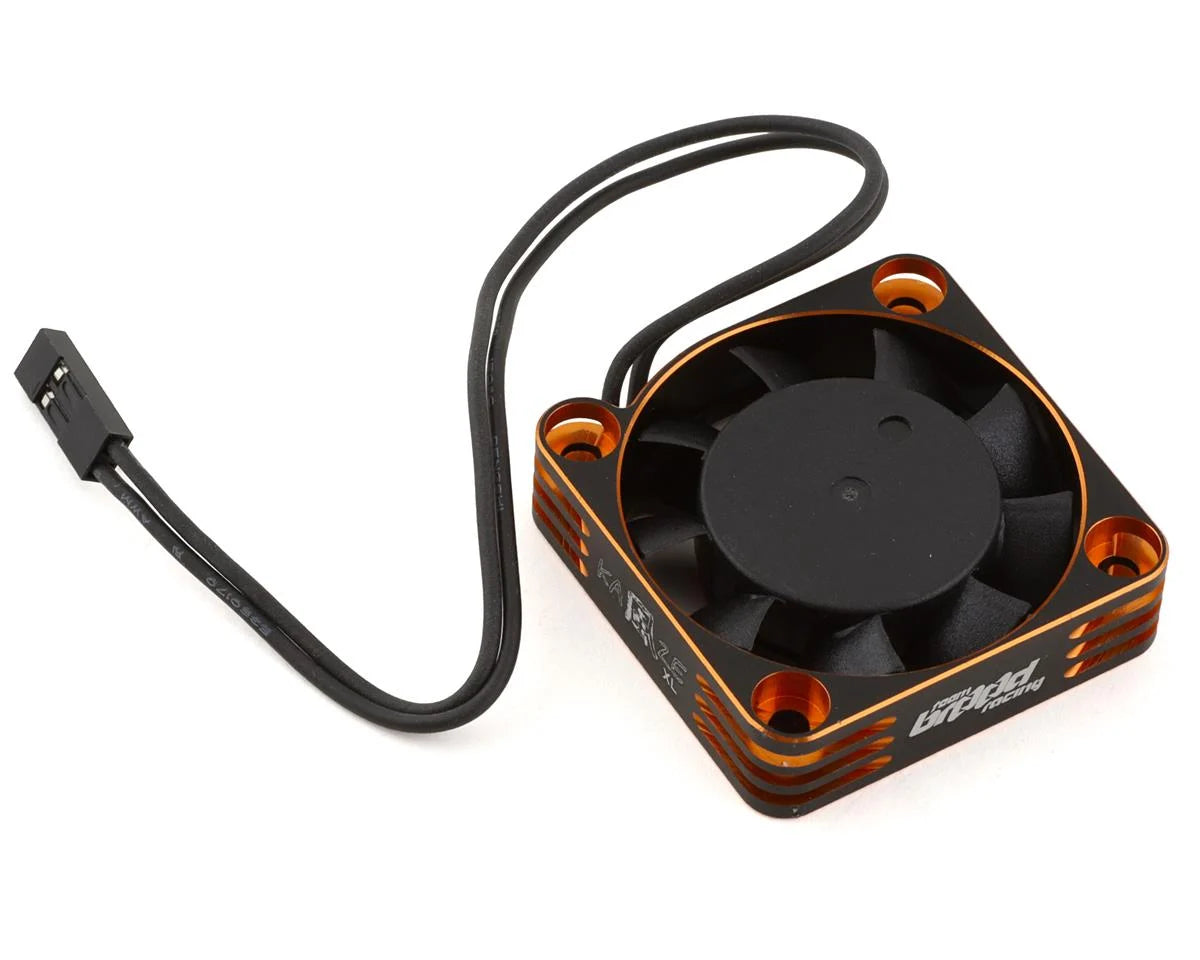 TEAM BROOD TBR-KAZEXLORANGE Kaze XL Aluminum 40mm HV High Speed Cooling Fan (Orange)