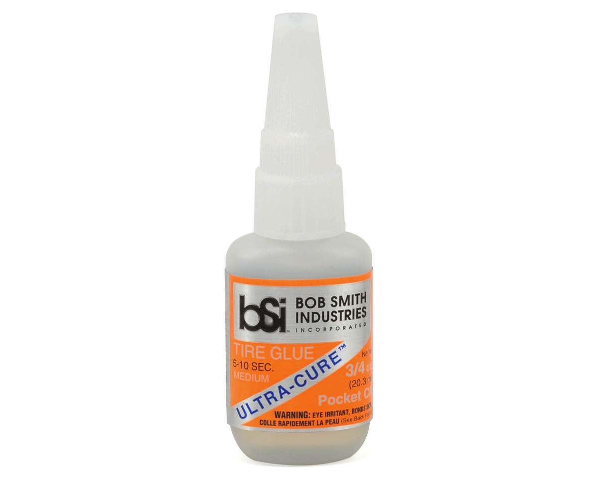 BSI 130 ULTRA-CURE Medium CA Tire Glue w/Pin Cap (3/4oz)