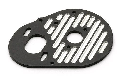 ASSOCIATED 1778 Milled Motor Plate Black B4/T4/SC10 2WD/B4.1 *DISC*