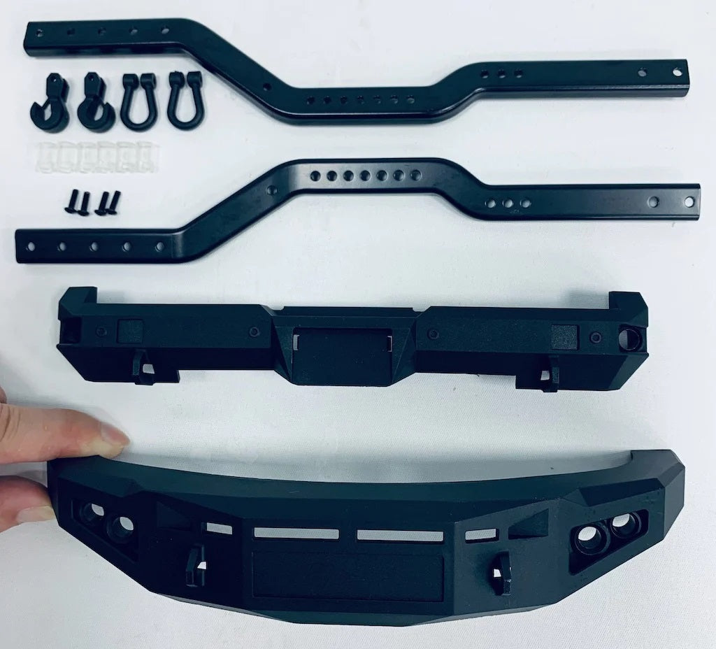 CEN RACING CD0450 Black Bumper Set (Molded Front & Rear for F450)  Black Bumper Set (Mould Front & Rear for F450 SD)