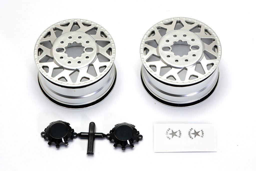 CEN RACING CD0602 American Force H01 CONTRA Wheel (Silver with Black Cap), for DL-Series F450 SD