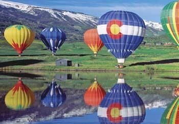 HOBBICO HCAY3006 ClearView 500pc Puzzle Balloons Over Colorado *DISC*