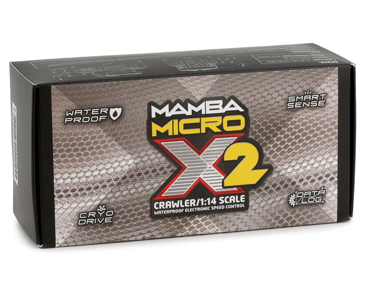 CASTLE 010-0169-00 Mamba Micro X2 Waterproof 1/18th Scale Brushless ESC w/CSE010-0004-00 10A BEC