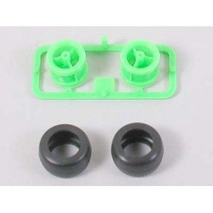 TAMIYA 15239 Small Diameter Semi-Pneumatic Tire w/ Wheels *DISC*