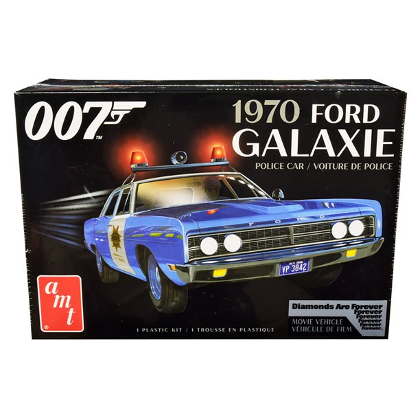 AMT 1172M/12 1/25 1970 Ford Galaxie Police Car James Bond