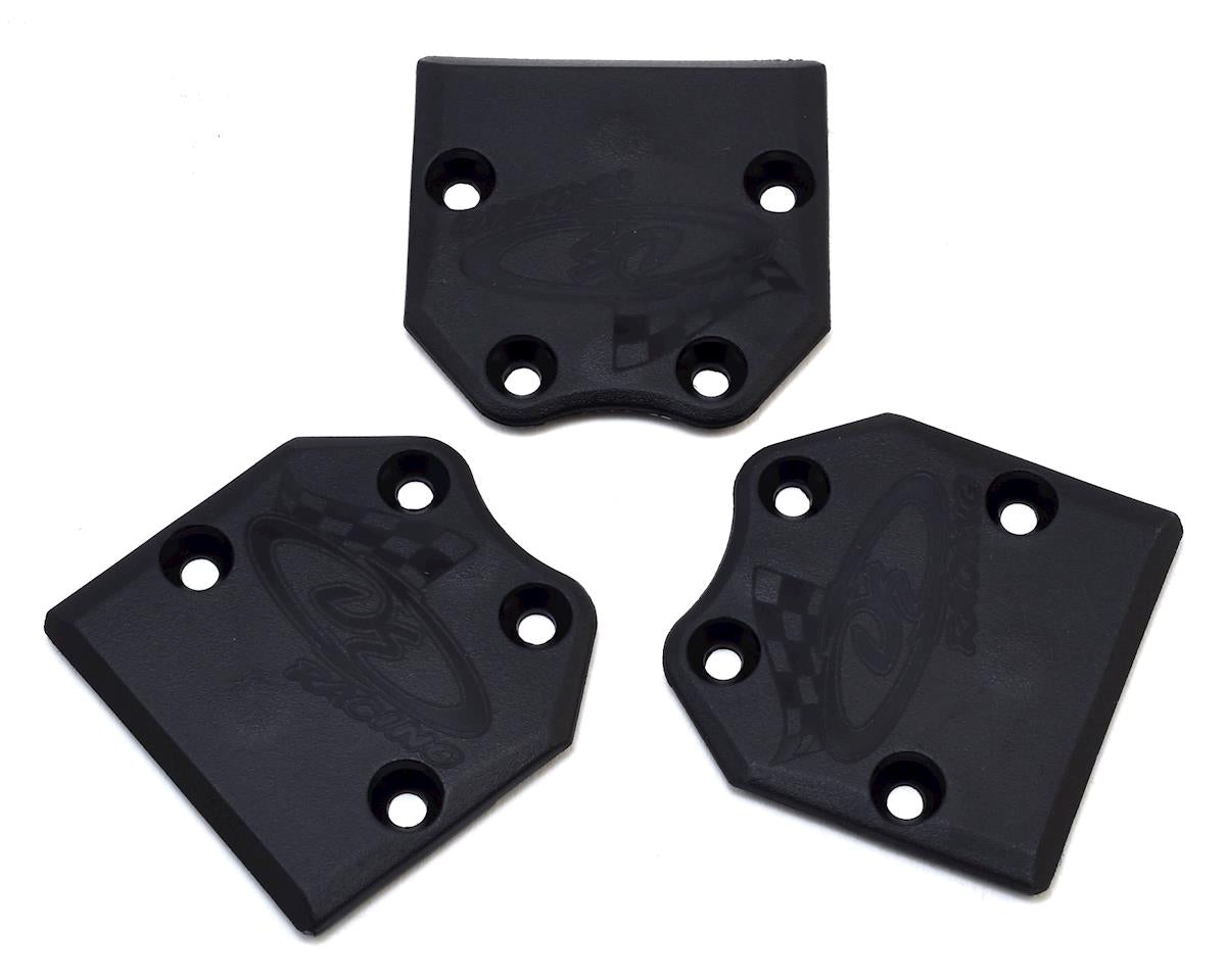 DE RACING DER-410-T XD Rear Skid Plates for Tekno RC EB48.4 / NB48.4