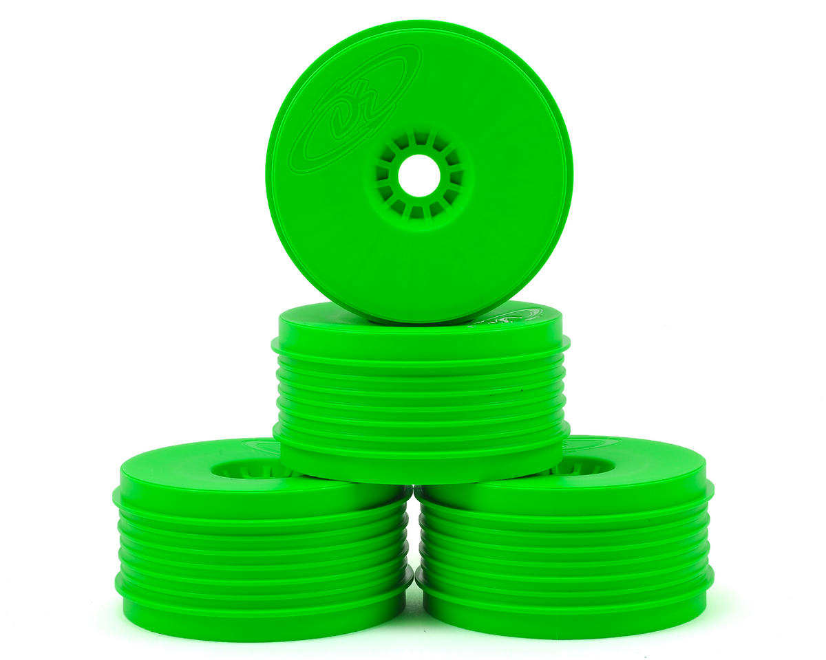 DE RACING DER-PSB-8G Speedline Plus Buggy Wheels 1/8 Buggy Green