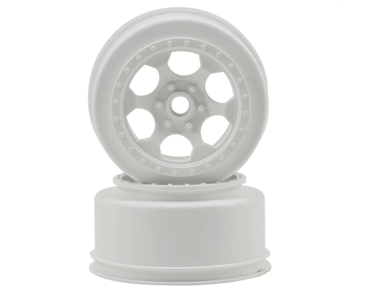 DE RACING DER-SCT-AFW Trinidad SC Wheels ASC SC10 Front White (bearing)