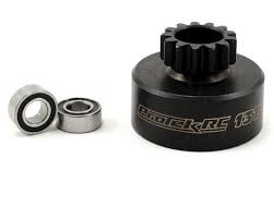 PROTEK PTK-7000 Hardened Clutch Bell w/Bearings (13T) (Kyosho/AE 3-Shoe)