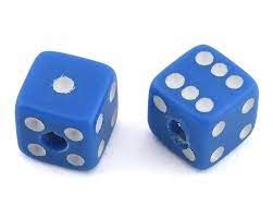 EXCLUSIVE RC EXC-ERC-10-3077-BL Hanging Dice Blue
