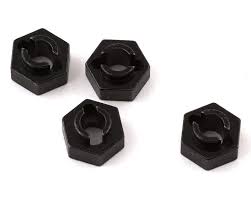 SSD SSD00438 SCX24 7mm Brass Wheel Hex 4