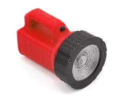 SCALE BY CHRIS SBC045LFR Large Handheld Flashlight (Red)