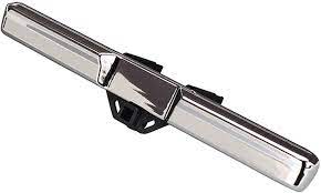 TRAXXAS 8068 Bumper, rear (chrome)/ bumper mount/ 3x10 BCS (2)