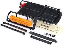 TRAXXAS 8120X Expedition rack, complete includes traction boards, shovel, axe, jack, fire extinguisher, fuel cans, &amp; mounting hardware