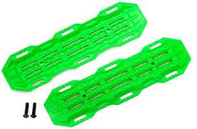 TRAXXAS 8121G Traction boards, green/ mounting hardware
