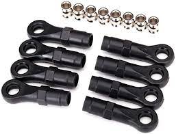 TRAXXAS 8149 Rod ends, extended (standard (4), angled (4))/ hollow balls (8) (for use with TRX-4 Long Arm Lift Kit)
