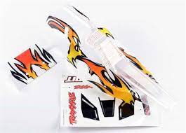 TRAXXAS 2415 *REPLACED Lexan Body PROGRAPHIX WINDOWS & LIGHTS DECALS BANDIT VXL BODY (Replaced TRA2418)
