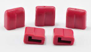 COMMON SENSE RC DCAP-6 Caps for Deans-type Male Connector - Package of (6)